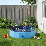 Piscina Pieghevole per Cani Blu 80 x 80 x 20 cm PVC 3416320