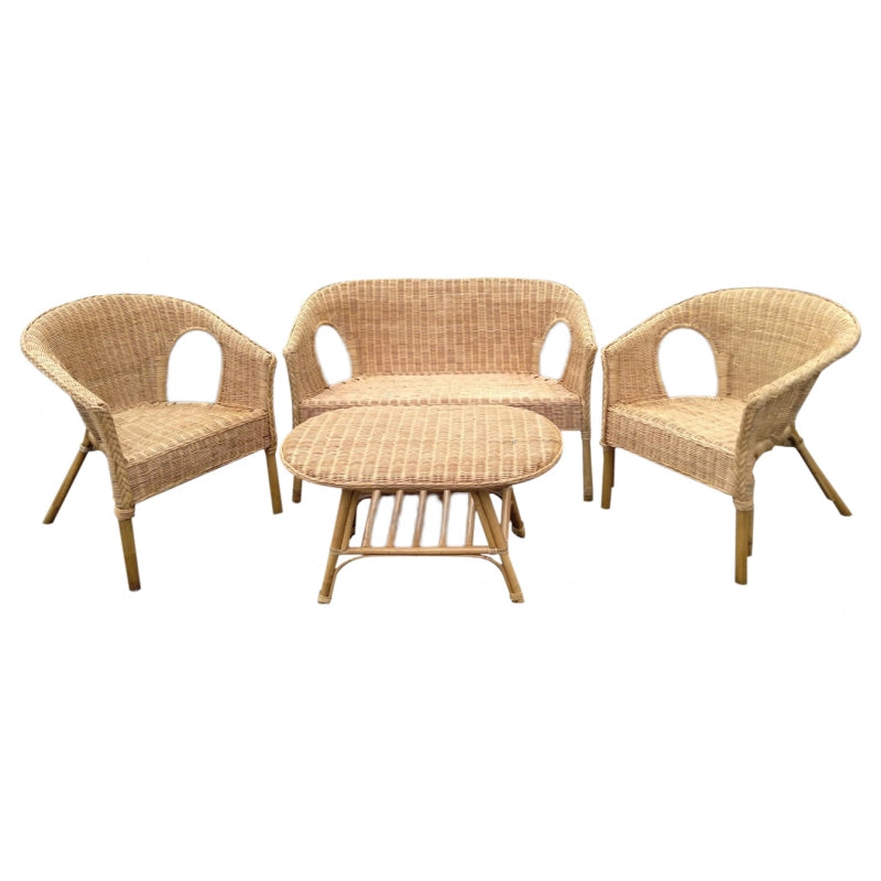 Salotto da giardino Set Fabion da 4 pezzi