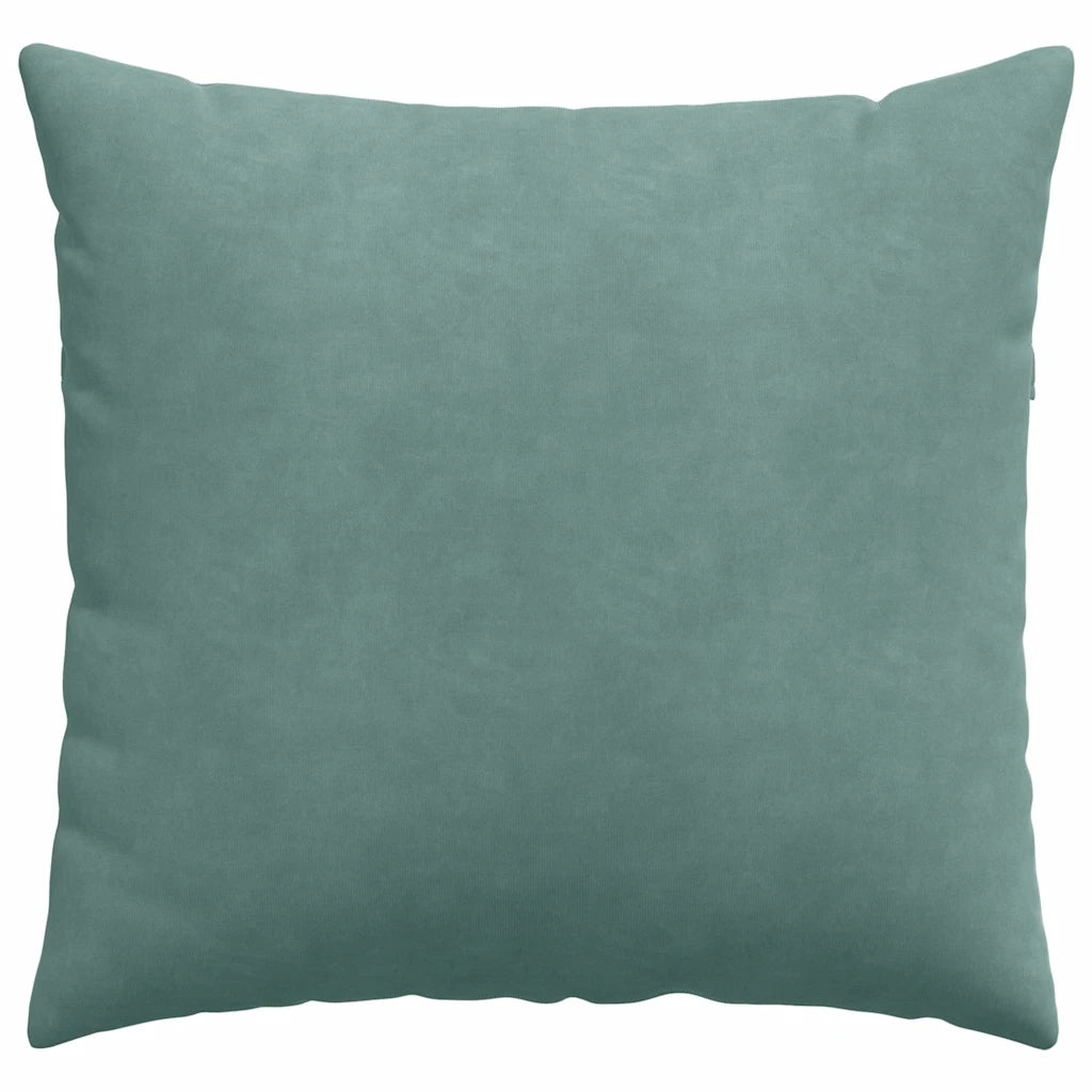 Cuscini da Divano 2 pz | Cuscini per sedie Verde Mare 50 x 50 cm Tessuto in Cords