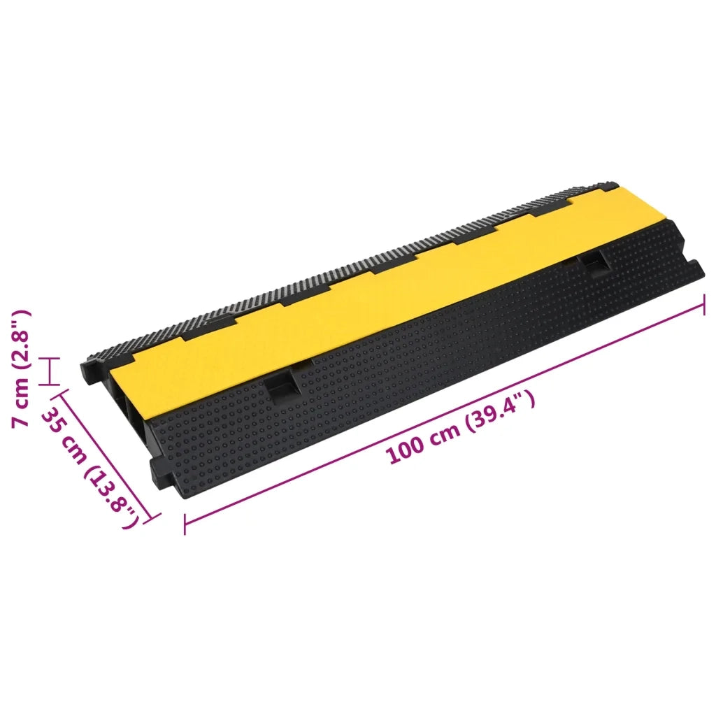 Dosso Passacavi con 2 Canali 100 cm in Gomma CFW2607800