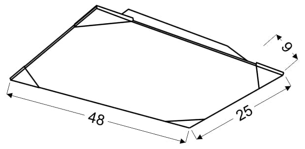 Plafoniera Candellux Cedra 10-05496 argento 48cm E27