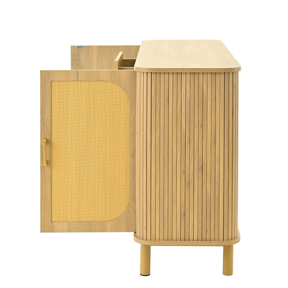 Buffet - Xylo - cassetti+ripiani piedi metallo legno