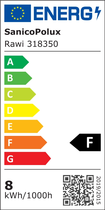 Applique/Plafoniera LED orientabile 2 luci nera 3000K Polux
