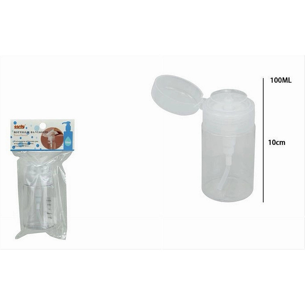 Trade Shop - Bottiglia Vuota Per Tonico Da Viaggio Da 100 Ml Contenitore Riutilizzabile 79398 -