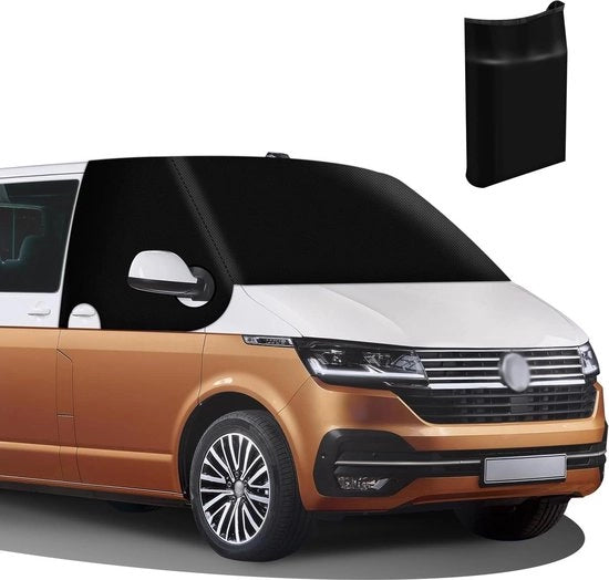 Copertura di protezione per parabrezza auto VW T6 tessuto 600D Oxford impermeabile a calore, acqua e UV, resistente al gelo.