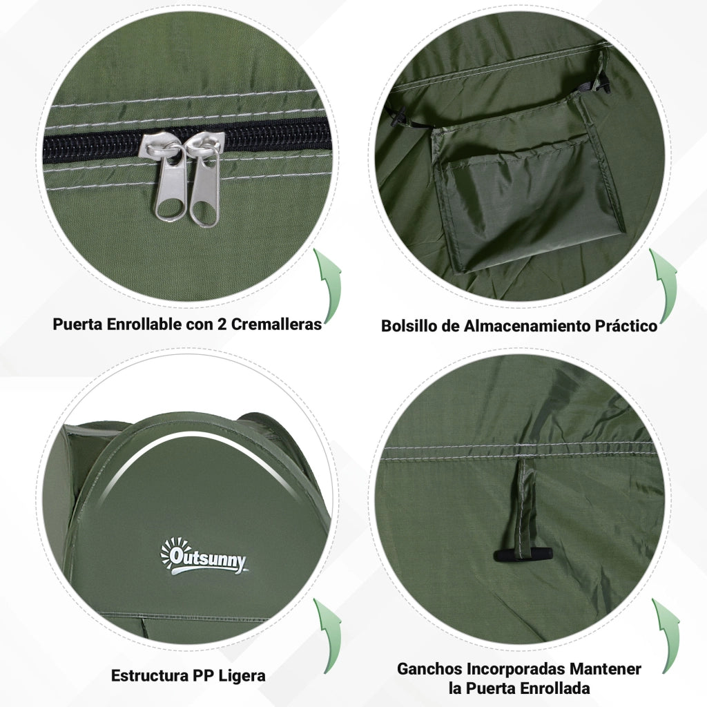 Tienda da doccia ¨C Minimal ¨C Verde 100x100x185 cm