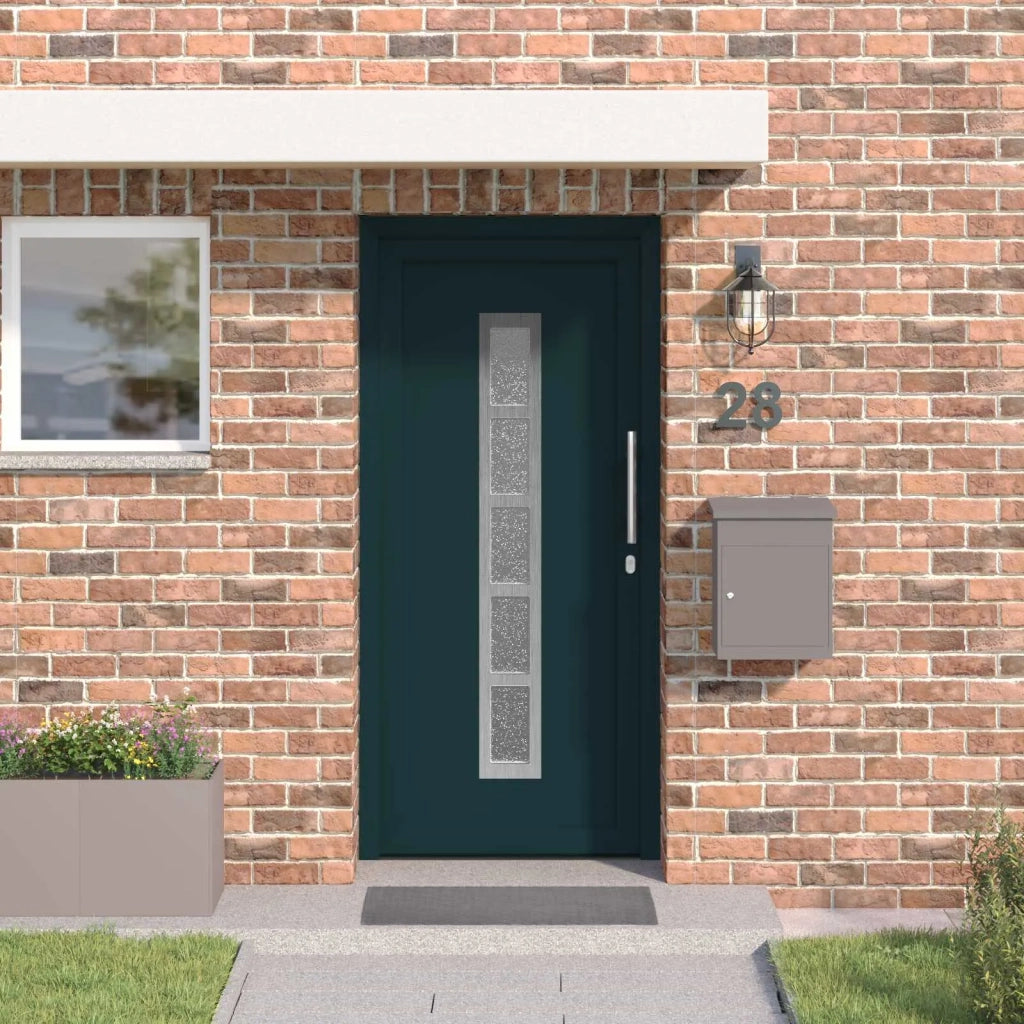 Porta Frontale Antracite 98 x 200 cm PVC 3445684