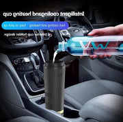 Sistema di raffreddamento e riscaldamento per l'auto - Funzione di raffreddamento e riscaldamento - Birra, acqua e latte - Nero