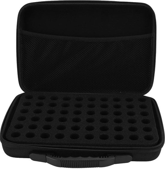 Organizzatore per 60 bottiglie - Cassa da vernice portatile - Organizzatore per inchiostro alcool - Assorbente shock - Impermeabile all'acqua - Multifunzionale