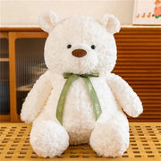 Cuscino in peluche XXL per bambini - morbido - bianco - 30 cm.