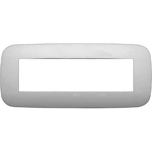 VIMAR EIKON - PLACCA ROUND 7M ARGENTO MIRROR