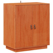 Credenza | Madia | Buffet da pranzo | Armadio da pranzo Marrone Cera 65,5 x 40 x 75 cm Legno di pino massiccio