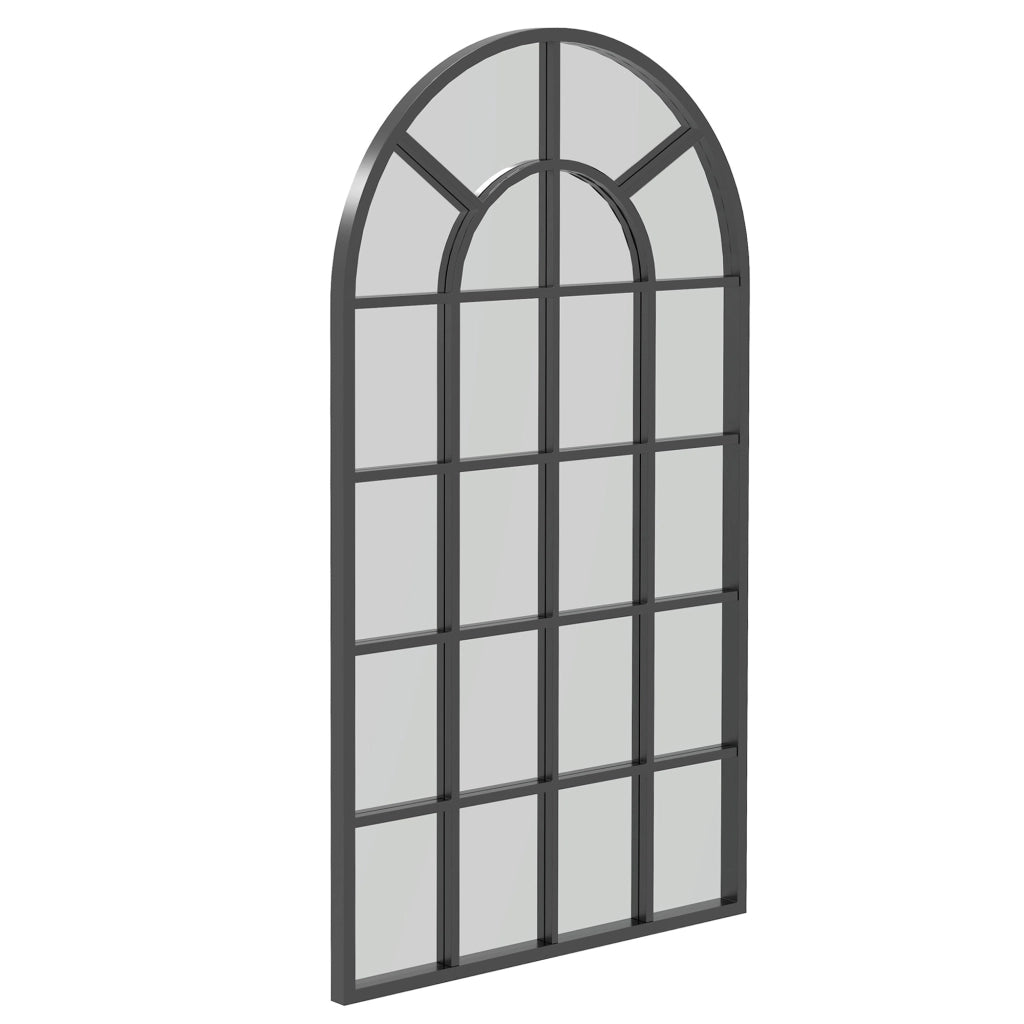 Specchio Decorativo da Parete Moderno ¨C Minimal ¨C Nero 65x110 cm