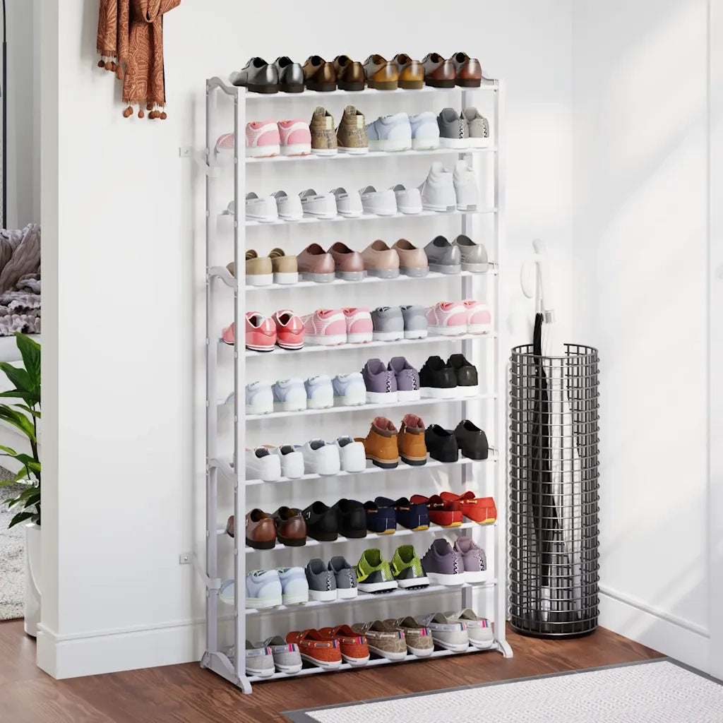 Scarpiera | Mobile per scarpe Portascarpe con 10 Scaffali