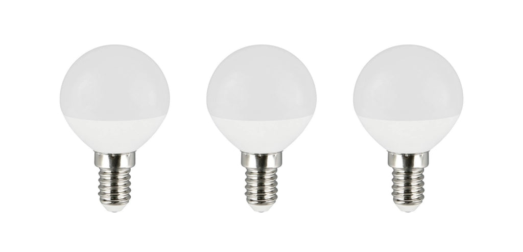 Lampadina LED E14 3W 250 lm sferica bianca luce calda