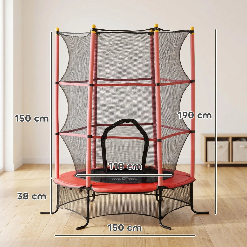 Trampolino per Bambini ¨C Minimal ¨C Rosso, 1.6x1.9 m
