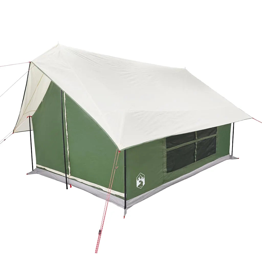 Tenda da campeggio | Tenda da campo per 5 Persone Verde Impermeabile