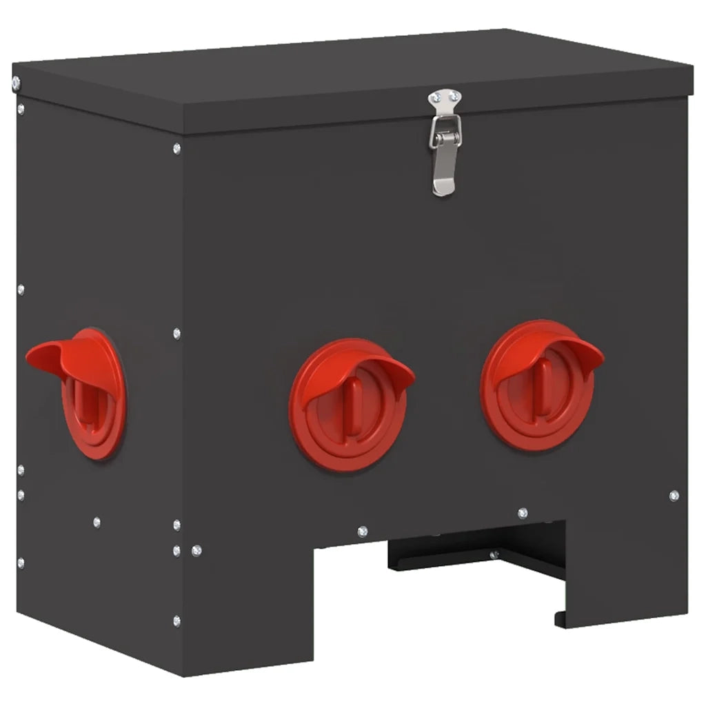 Feeder per pollo Nero 40,5 x 25 x 38 cm 874651