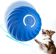 Giocattolo Interattivo per Cani - Ballo a Rullaggio Automatico per Cani - Blu - 5 cm