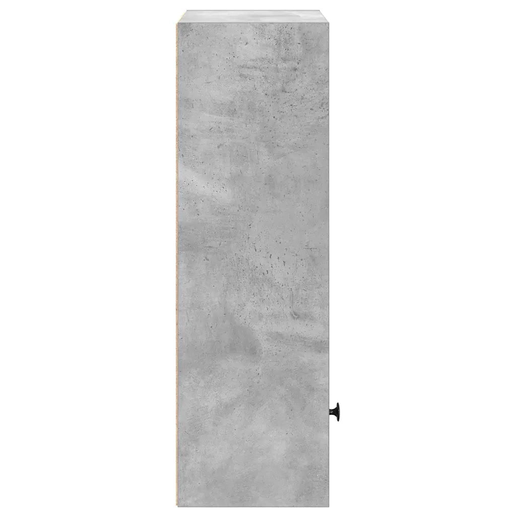 Libreria Grigio Cemento 31x24x77 cm in Legno Multistrato 860331