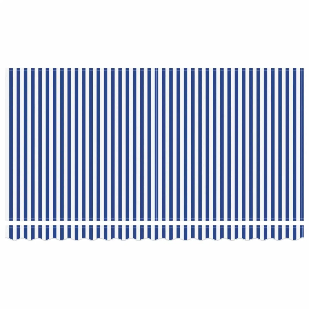 Tenda retrattile-Tenda parasole per balcone Blu 350 x 200 cm Tessuto 670357