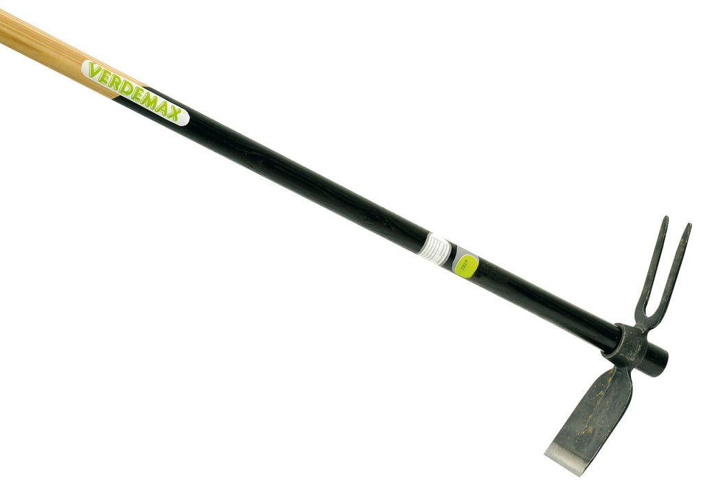 Zappa Quadra Bidente in Acciaio con Manico in Legno 140 cm Rama