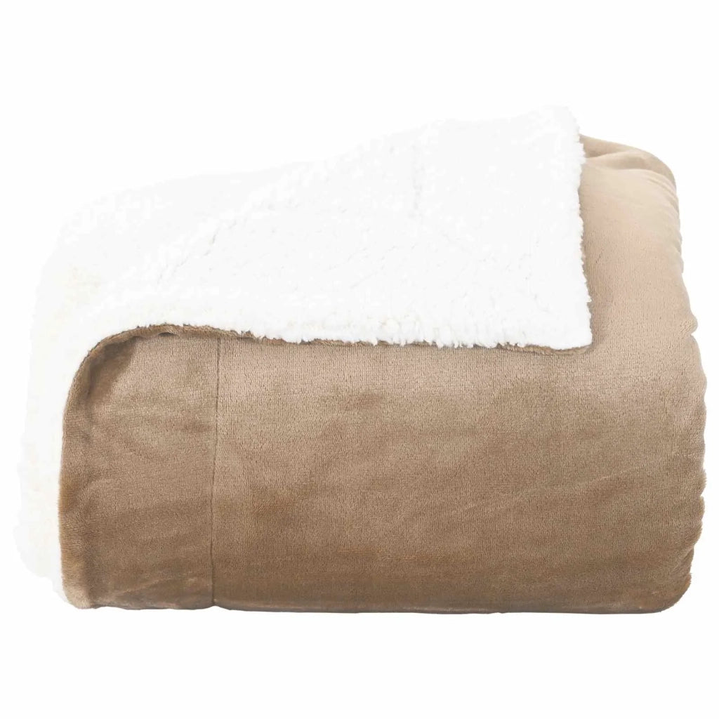 Coperta Cammello 130 x 150 cm Panno 42016977