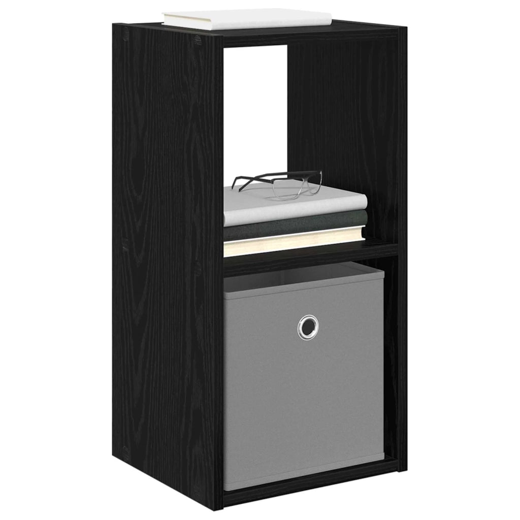 Comodino Rovere Nero 30,5 x 27 x 59,5 cm Legno multistrato 8000614