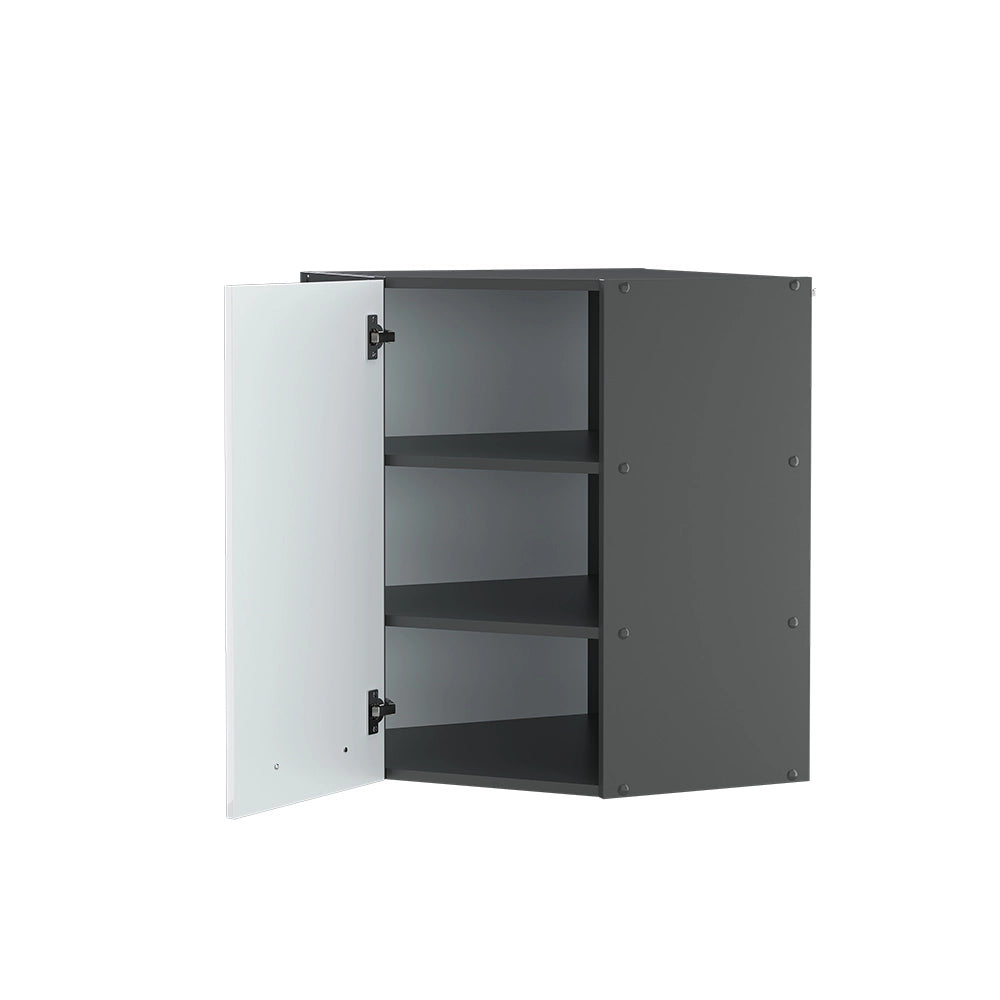 Mobile angolare da cucina Fame-Line Bianco lucido/Antracite 57 cm Vicco