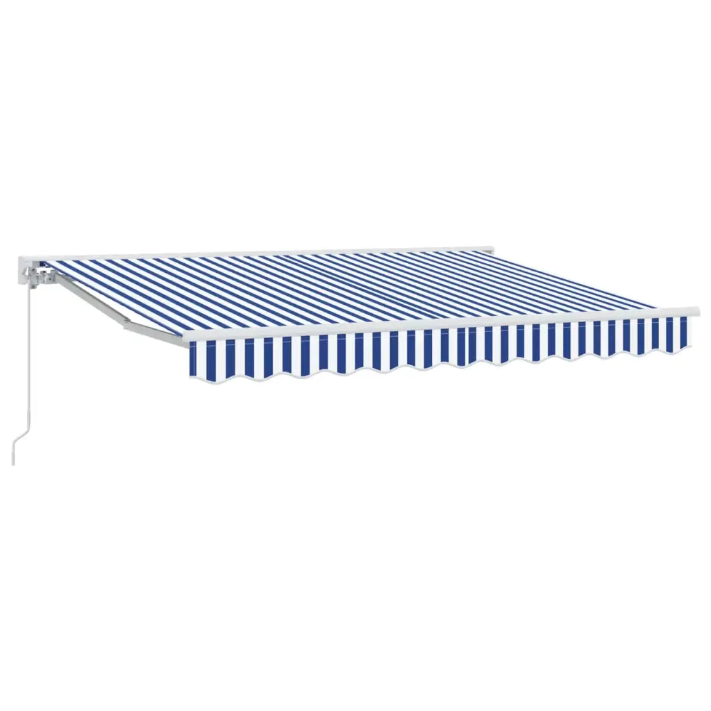 Tenda retrattile manuale Blu e Bianco 3 x 2,5 m 3420211