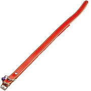 COLLARE PER CANI FODERATO CON CAMPANELLO 16x370 mm