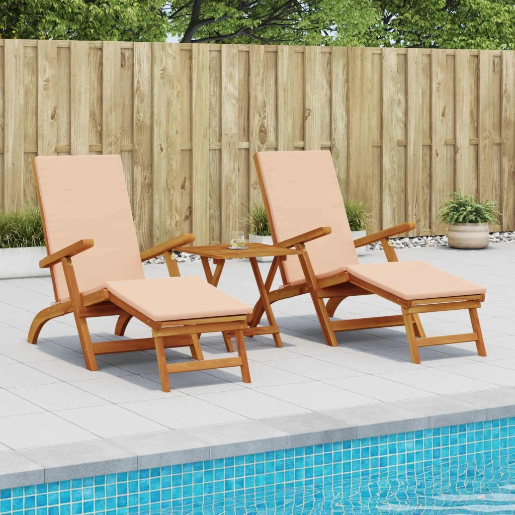 Lettino prendisole reclinabile e pieghevole 2 pcs 42025009