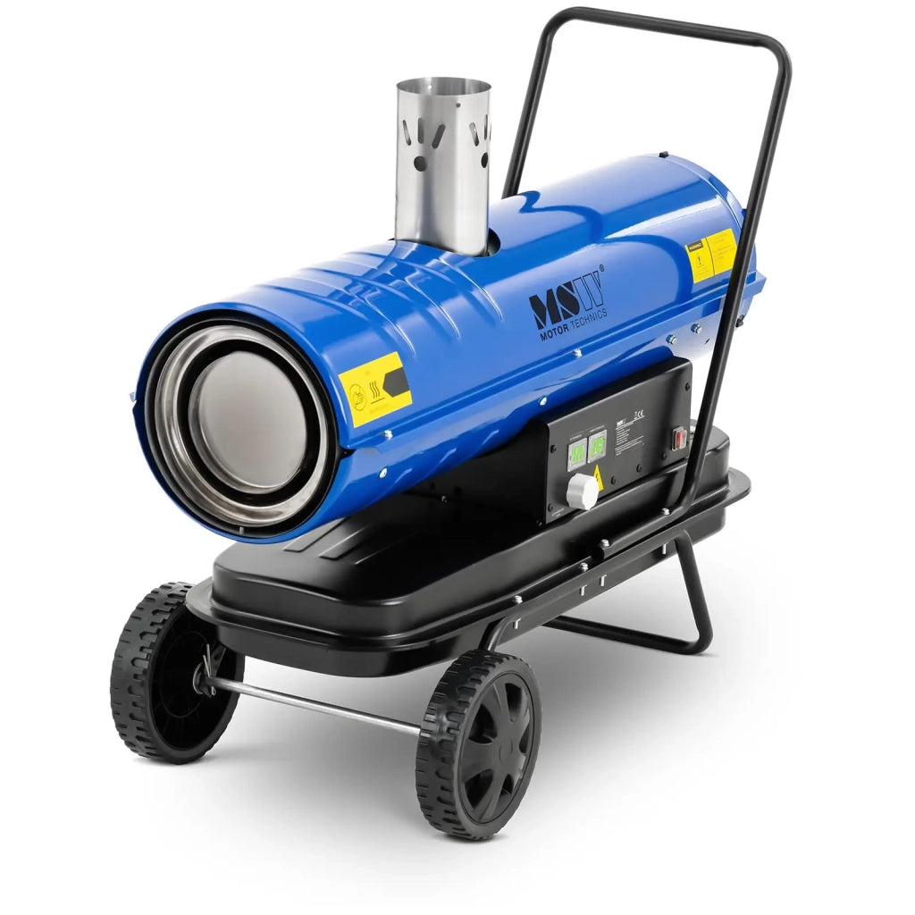 Pistola ad aria calda professionale temperatura regolabile diesel 20000 watt 20 litri PP acciaio blu 14_0008522