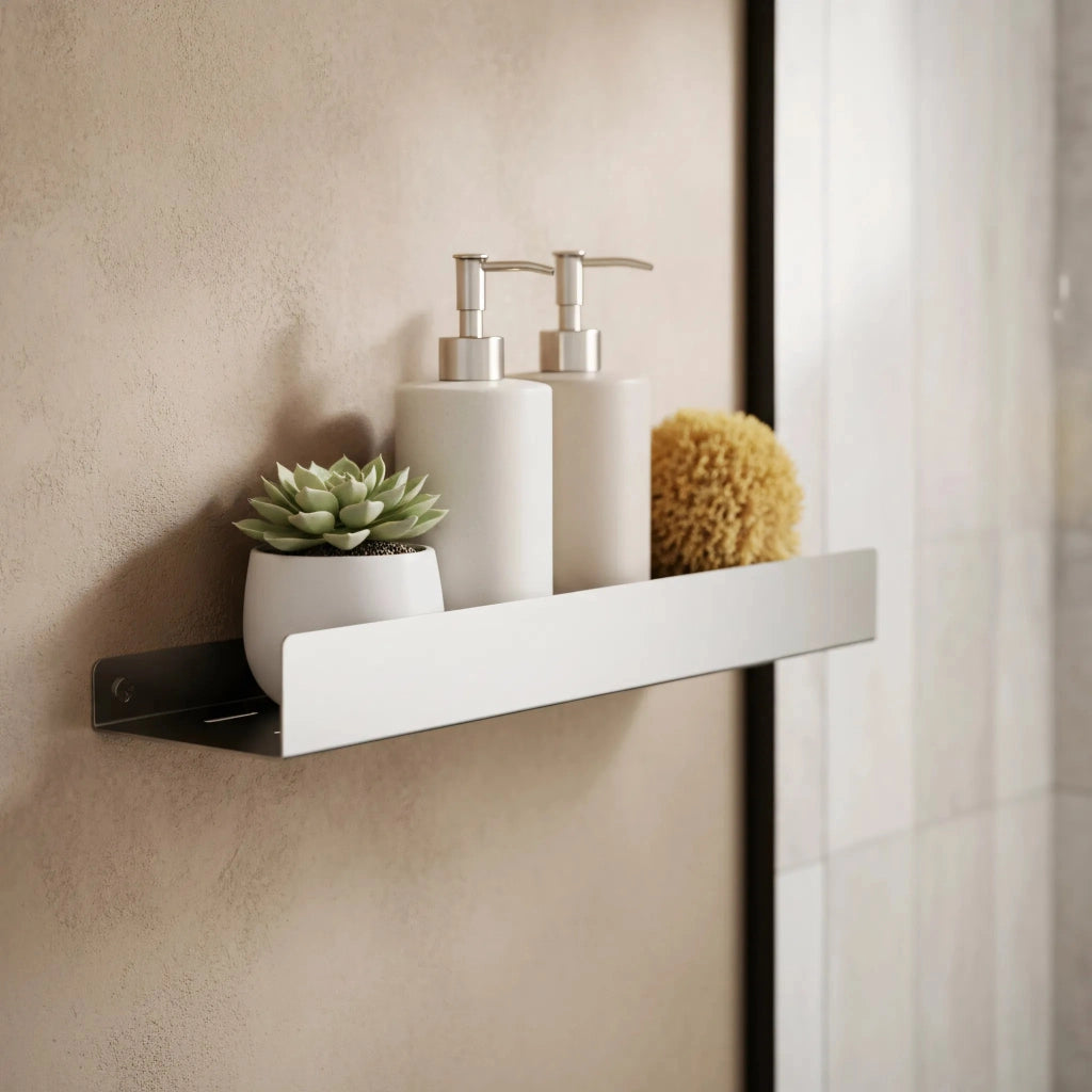 Mensola Da Bagno Sf04 60cm Steel Brush