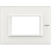 Bticino Axolute - Placca 3P Vetro Bianco HA4803VBB