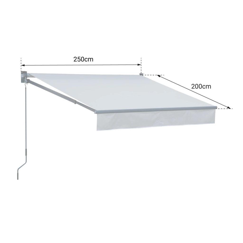 Tessuto per tenda SAULE 2,5 × 2m - Tessuto beige