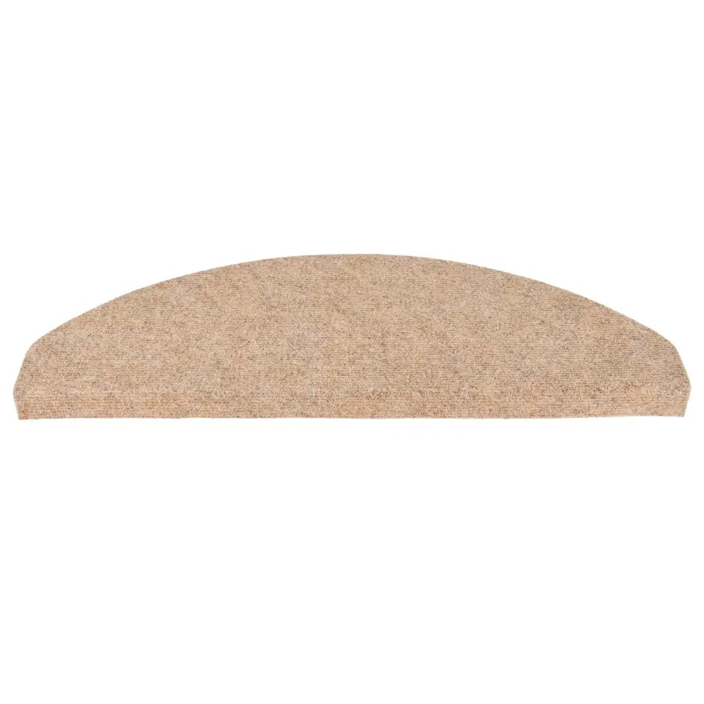 Tappetini Autoadesivi per Scale 30 pz Beige 65x22,5x3,5 cm 3365897
