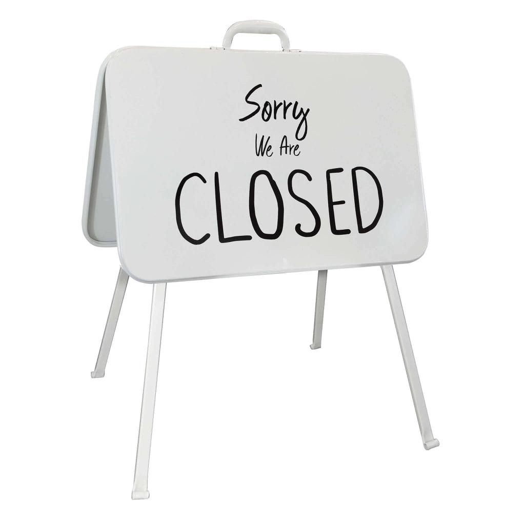CARTELLO IN FERRO OPEN / CLOSED PIERRE