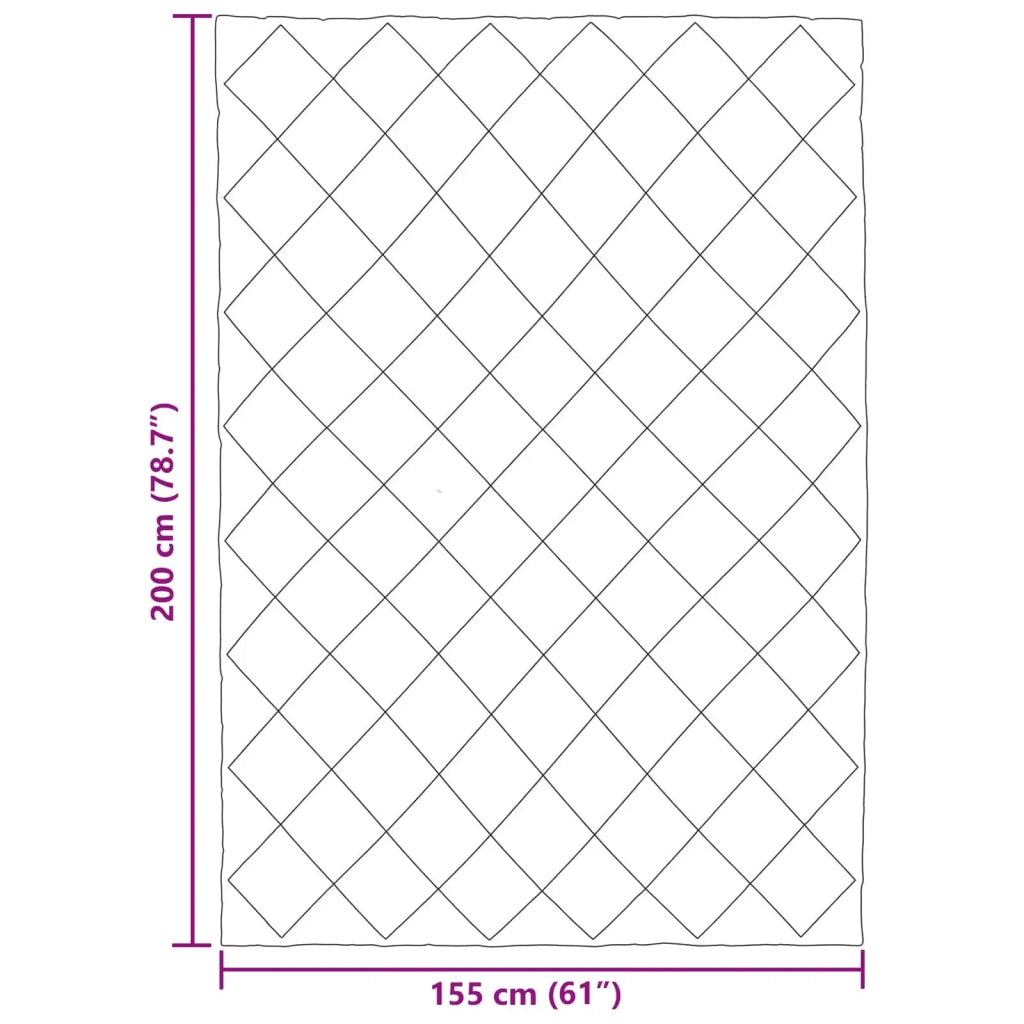 Duvet Invernale Verde 155 x 220 cm Microfibra 42025670