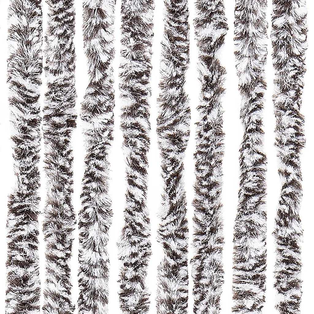 Zanzariera Marrone e Beige 90x220 cm Ciniglia 284277