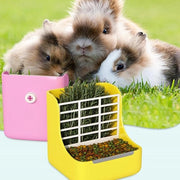 Grass e Cibo 2 in 1 per Piccoli Animali (blu)