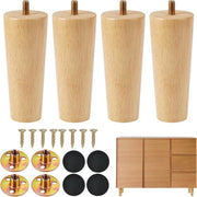 Set di 4 supporti in metallo per mobili