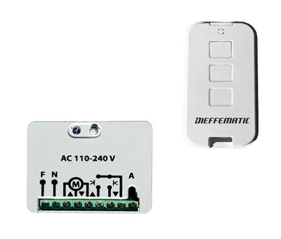 KIT CENTRALE CON TELECOMANDO PER TAPPARELLA TAPPARELLE TENDA TENDE DA SOLE KITG