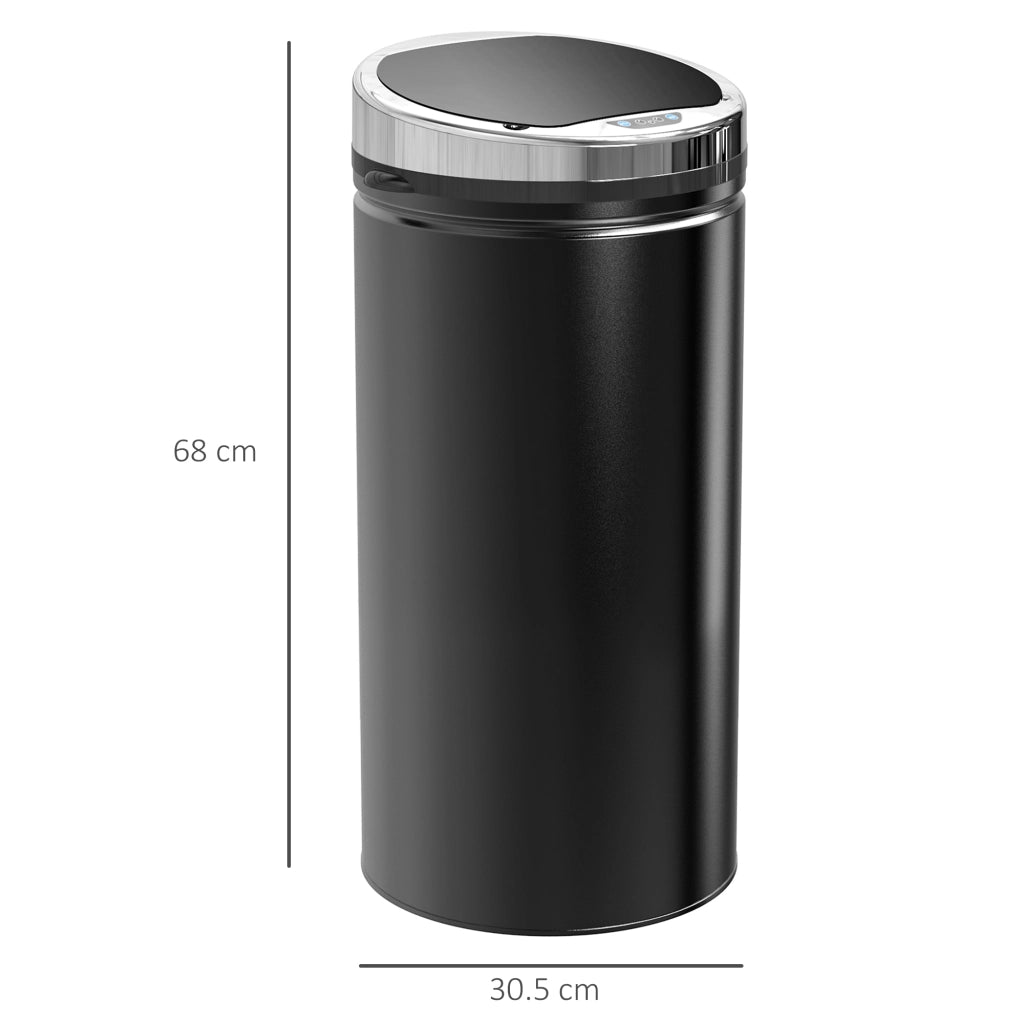 Pattumiera Automatica con Sensore 42L ¨C Xylo ¨C Acciaio Inox, Infrarossi, Cucina