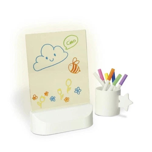 Lavagna led rettangolare con usb – 13 x 5,5 x h 16,5 cm
