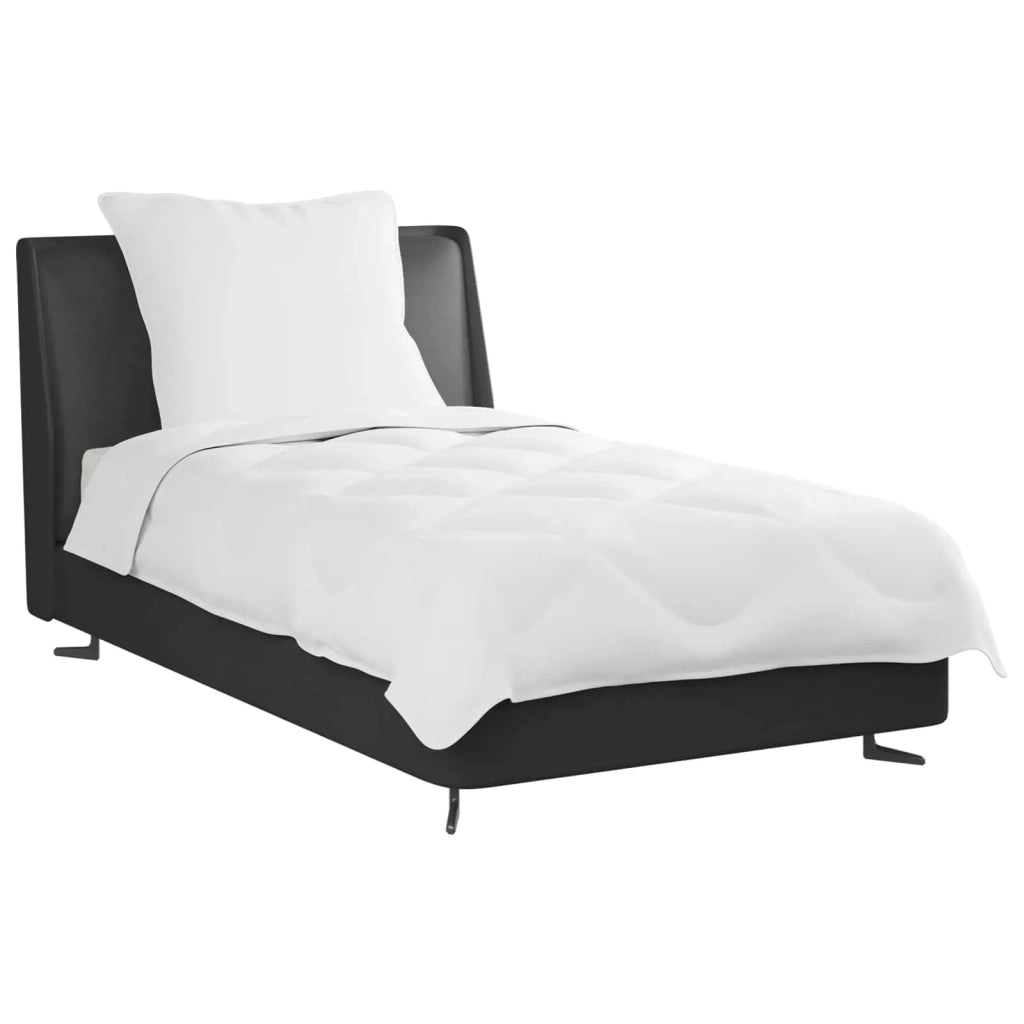 Duvet Estivo con cuscino 2 pcs Bianco Microfibra 3376473