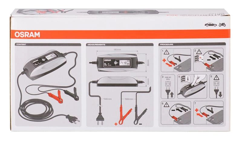 OSRAM CARICABATTERIE 6/12V 4A
