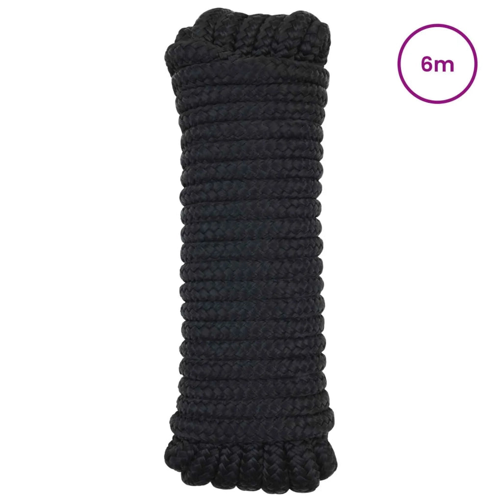 Corda da Barca 6 m 1.6 Nero Poliestere 42029782
