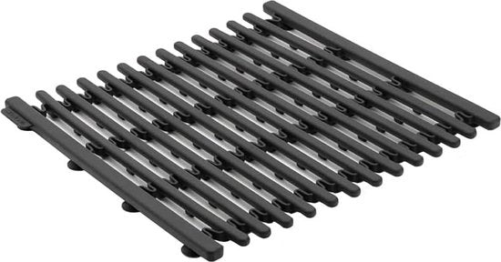 Matte anti-slip per vasca - Grigio scuro - acqua impermeabile