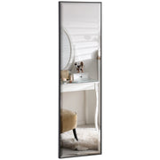 Specchio da parete 120x35 cm ¨C Minimal ¨C Alluminio nero